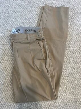 adidas Men's Tan Chino Golf Pants